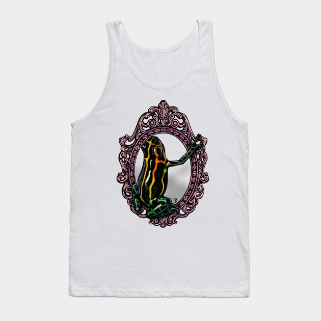 Herp Cameo: Poison Dart Frog Tank Top by FreyStrandDraws